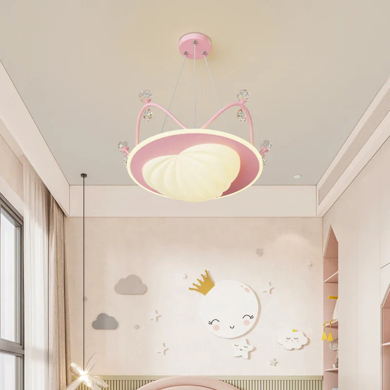 romantische kristallen wolkenlampenkap voor kinderkamer decoratief