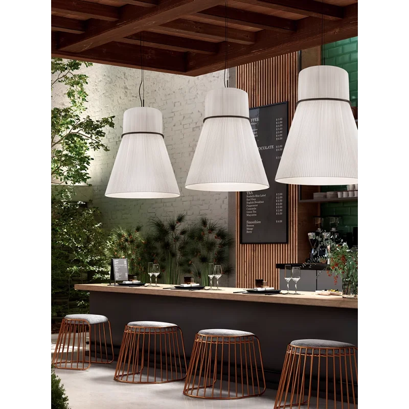 Japanse stoffen design kroonluchter voor restaurants en bars