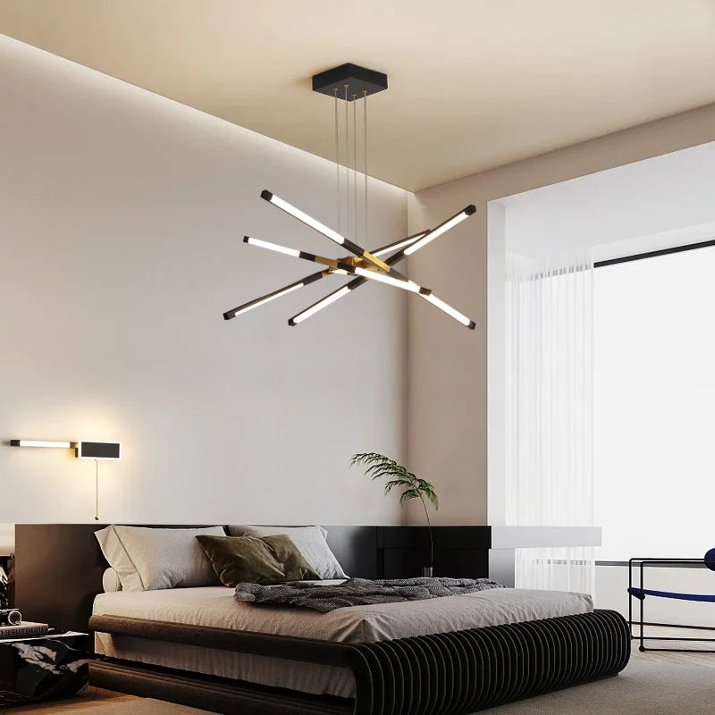 Minimalistische moderne elegante LED kroonluchter