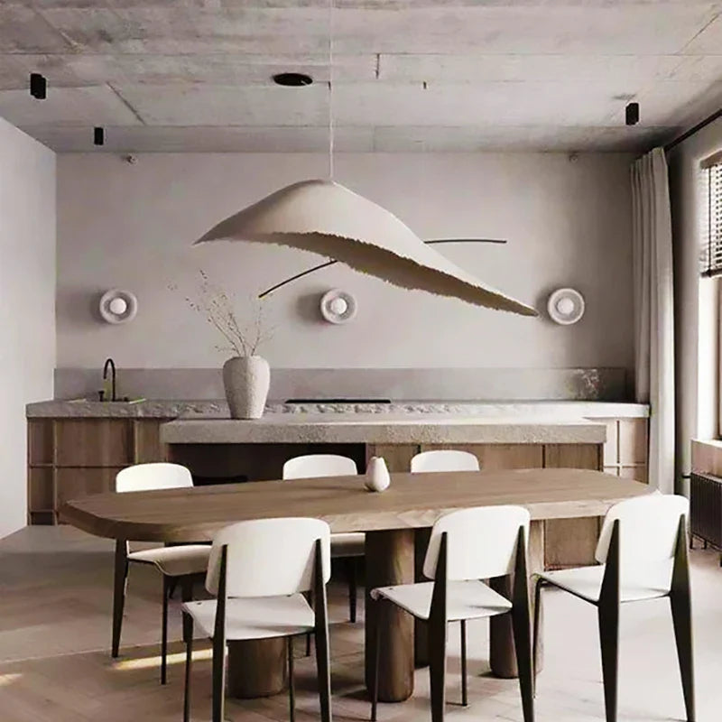 Scandinavische wabi sabi led-designlamp voor retro binnenhuisdecoratie