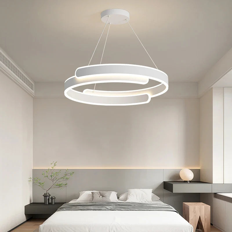 Eenvoudige LED ringvormige hanglamp voor thuis
