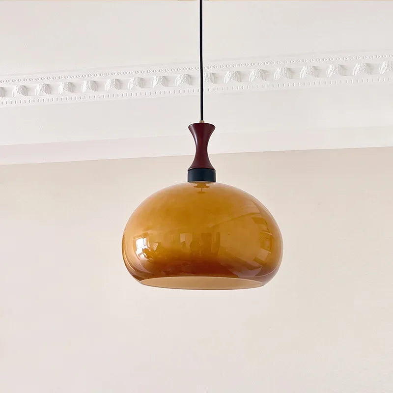 Bauhaus middeleeuwse Japanse retro glazen kroonluchter woonkamer slaapkamer kantoor bar