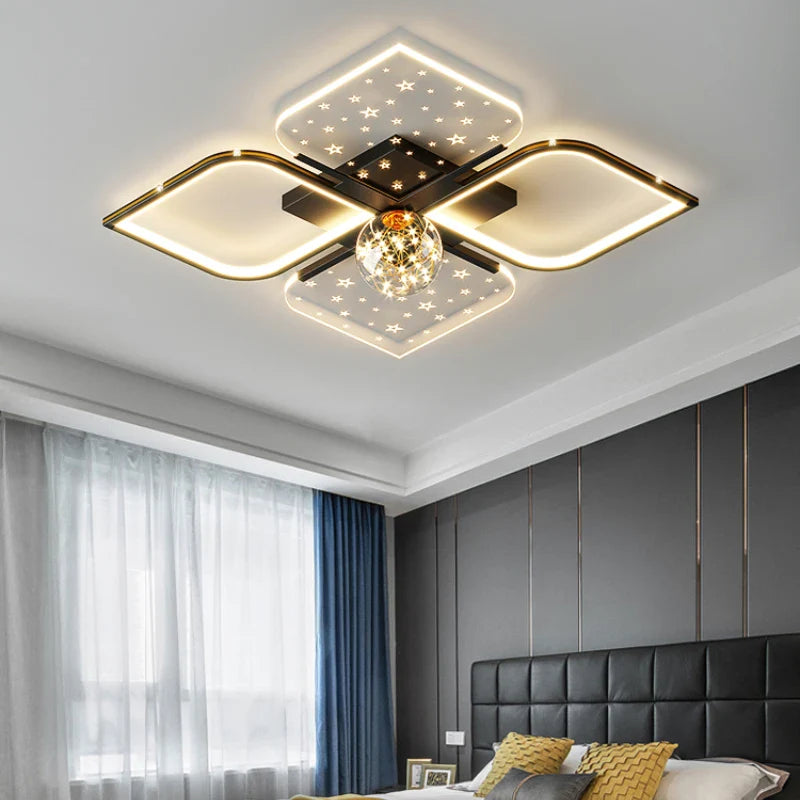 Elegant en modern LED-kroonluchter