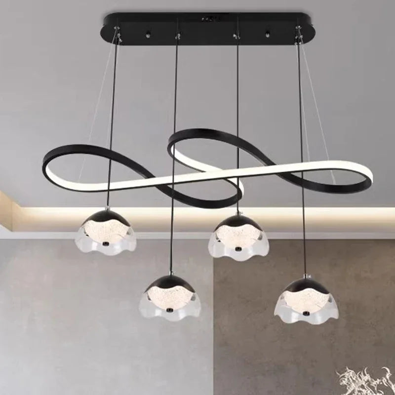 moderne decoratieve led-kroonluchter voor binnenverlichting, hangend