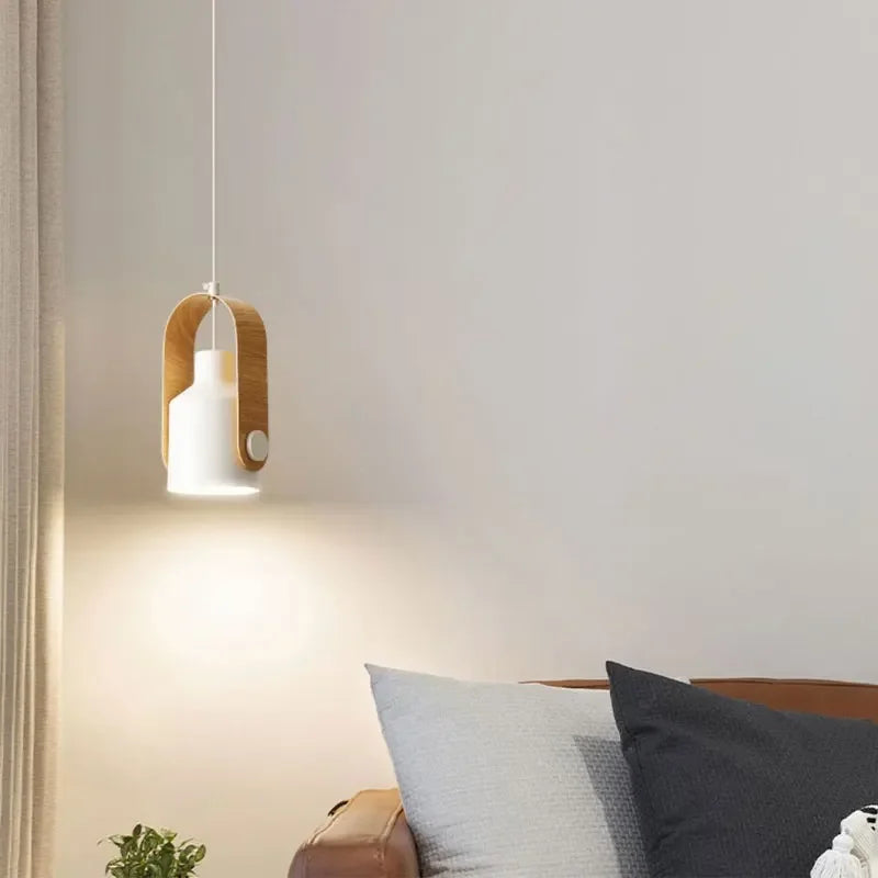Verlichte elegante Scandinavische Macaron van hout