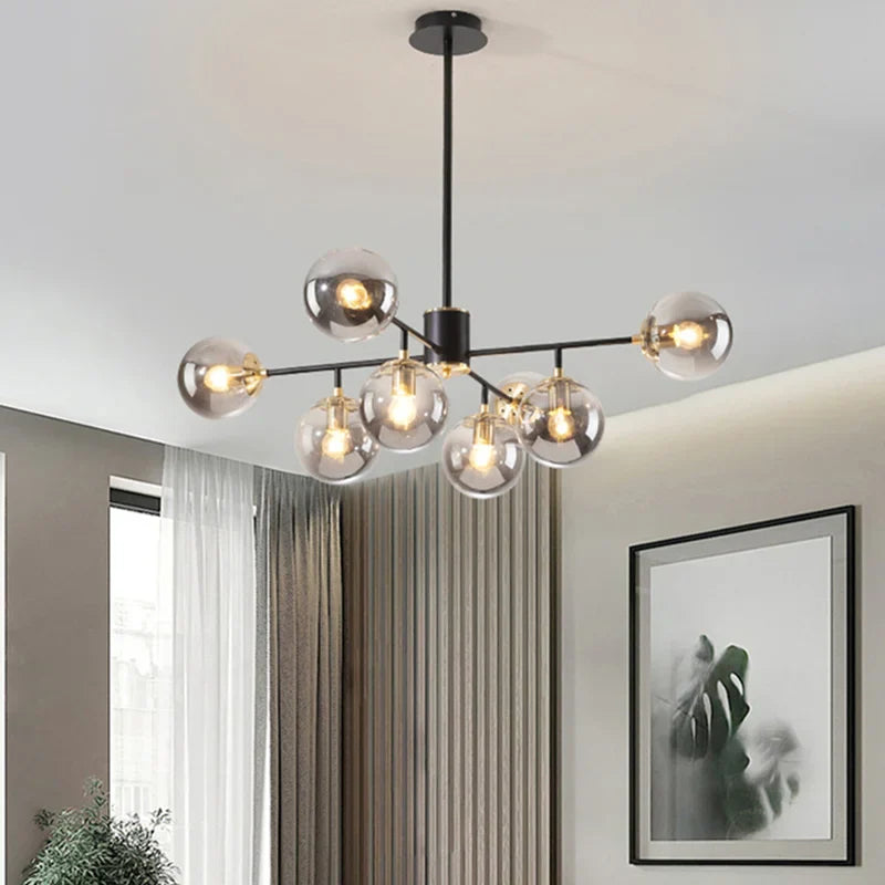Transparante Scandinavische LED hanglamp