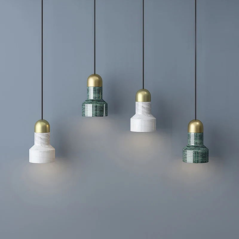 retro Noordse luxe marmeren led kroonluchter