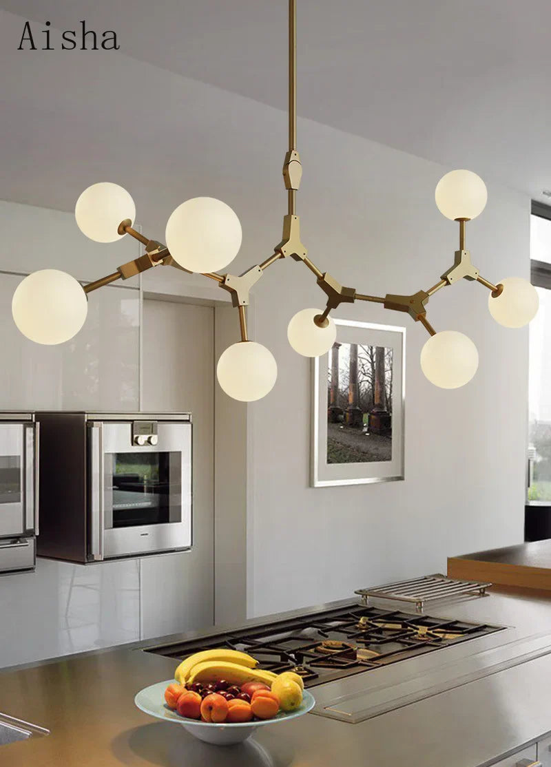 Chique minimalistische moderne Scandinavische kroonluchter