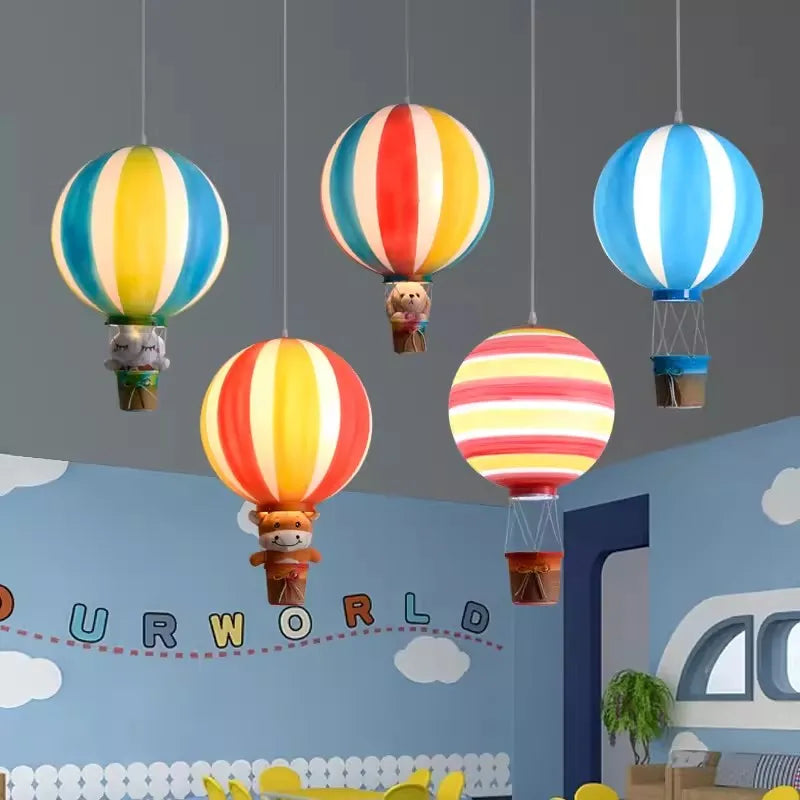creatieve luchtballon-kroonluchter, kinderlamp voor crèche en schooldecoratie