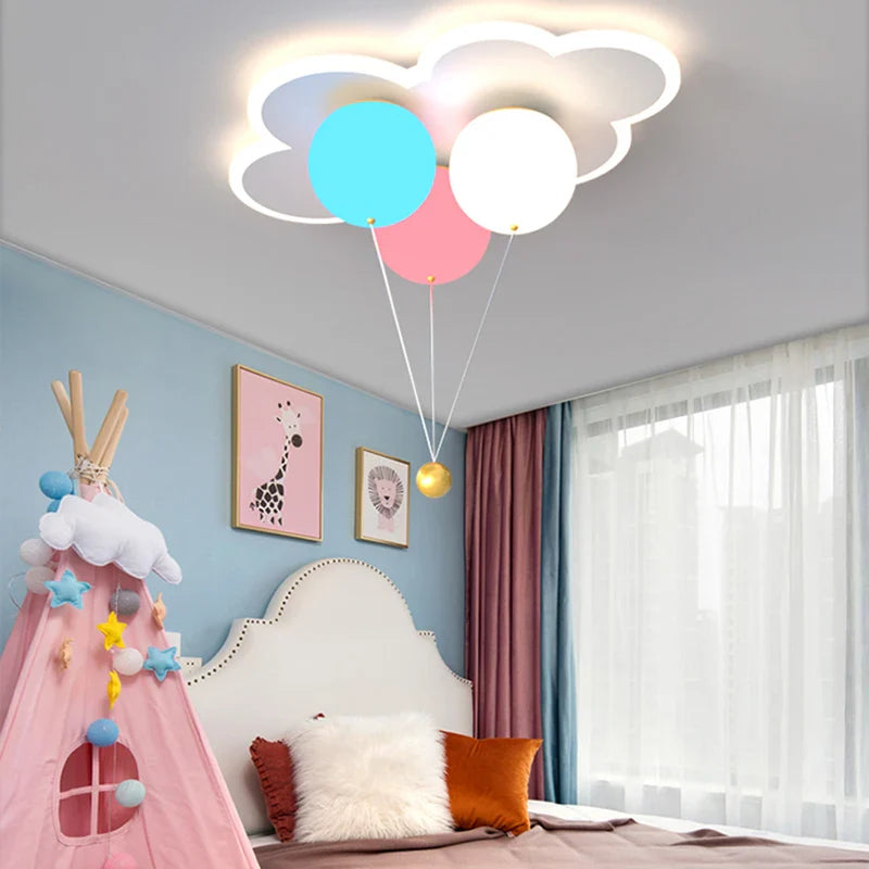kawaii kinderkroonluchter van acryl met afstandsbediening