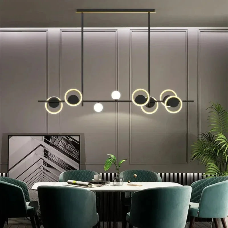 minimalistische kroonluchter voor een elegante en eenvoudige binnenhuisdecoratie
