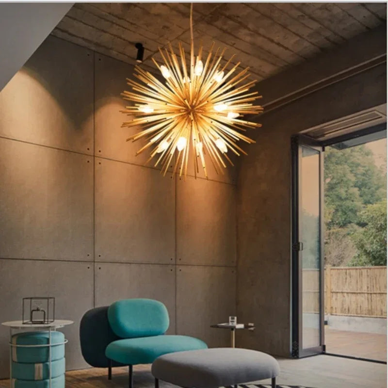 Lichtgevende en elegante Scandinavische bolkroonluchter
