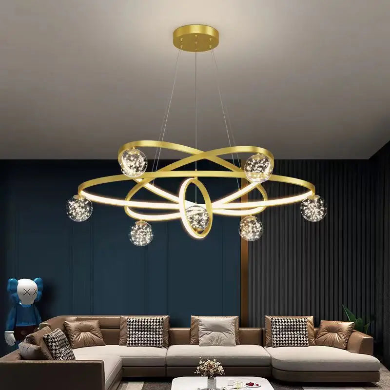 Minimalistische noordelijke stervormige kroonluchter voor moderne decoratie