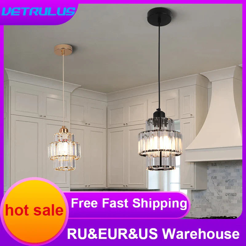 Moderne elegante kristallen lamp