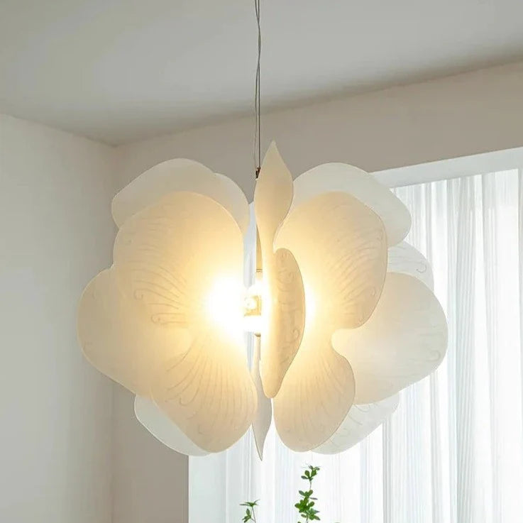 acryl hanglamp met led en noordse vlinder
