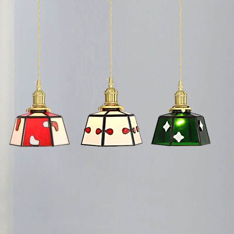 Moderne Scandinavische glazen lamp