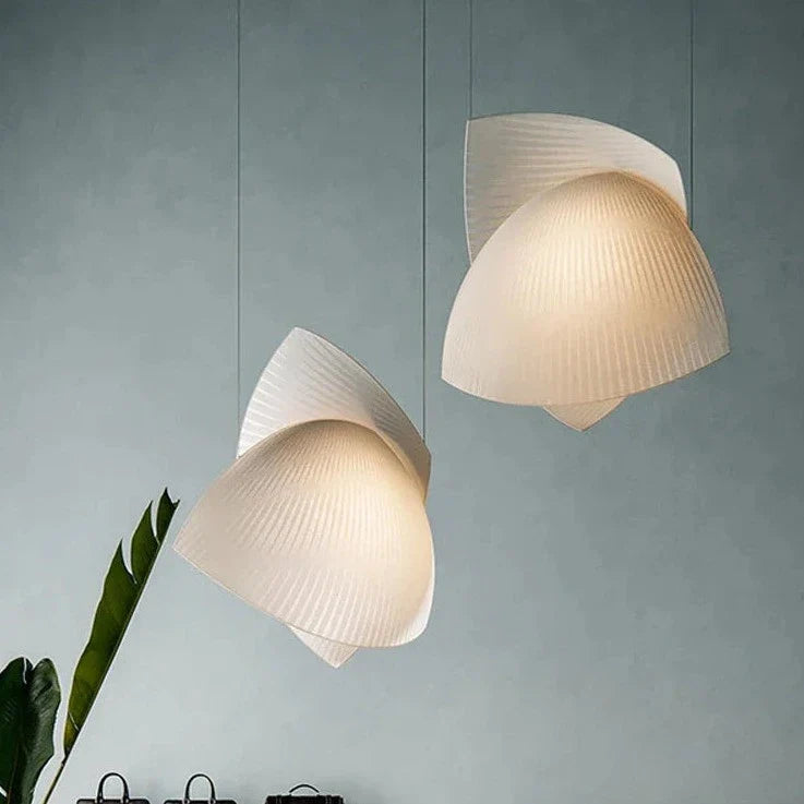 Moderne LED-kroonluchter design wabi sabi stoffen decoratieve verlichting