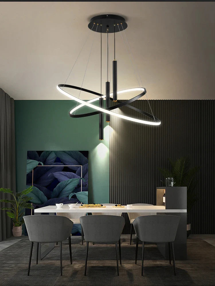 Elegante ronde LED kroonluchters