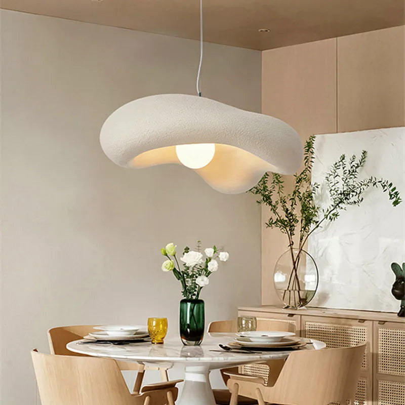 minimalistische Scandinavische wabi-sabi lampenkap voor binnenhuisdecoratie
