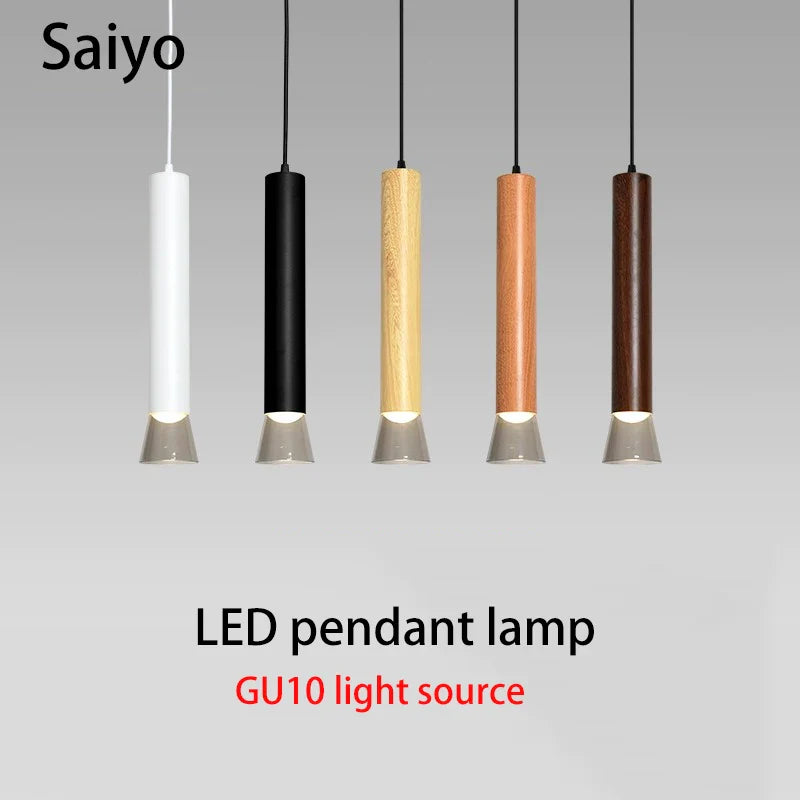 moderne led hanglamp lange buis kroonluchter