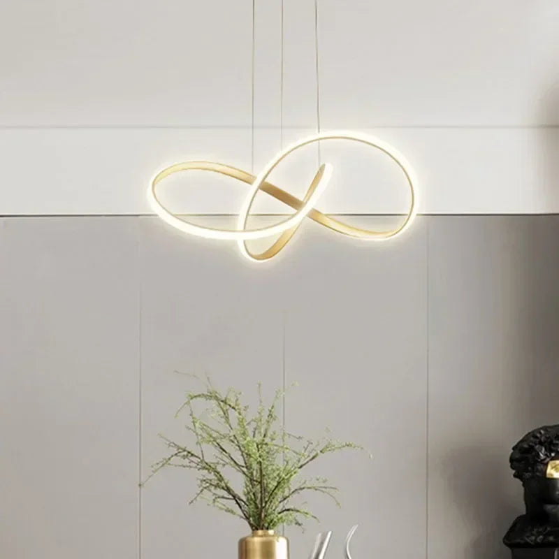 Gouden moderne design led kroonluchter