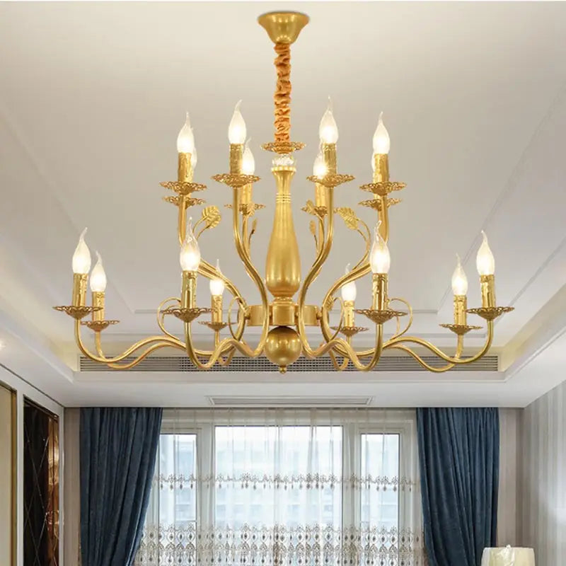 Retro Kroonluchter Rustieke Sfeervolle Slaapkamer