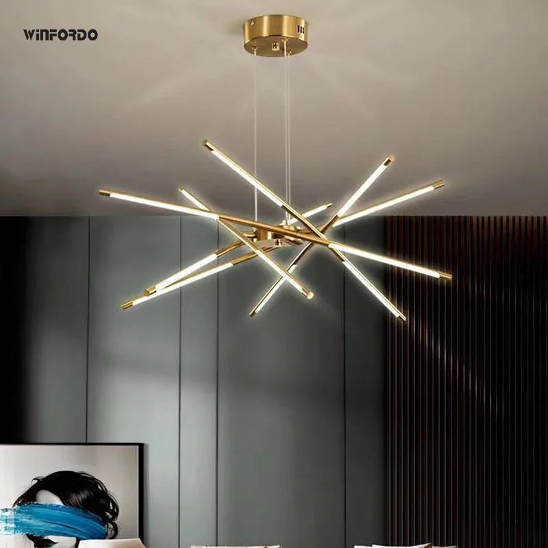 Moderne elegante hangende LED kroonluchter