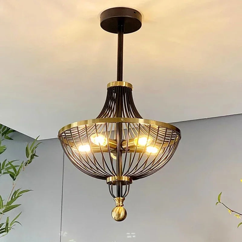 Elegante industriële vintage LED-hanglamp