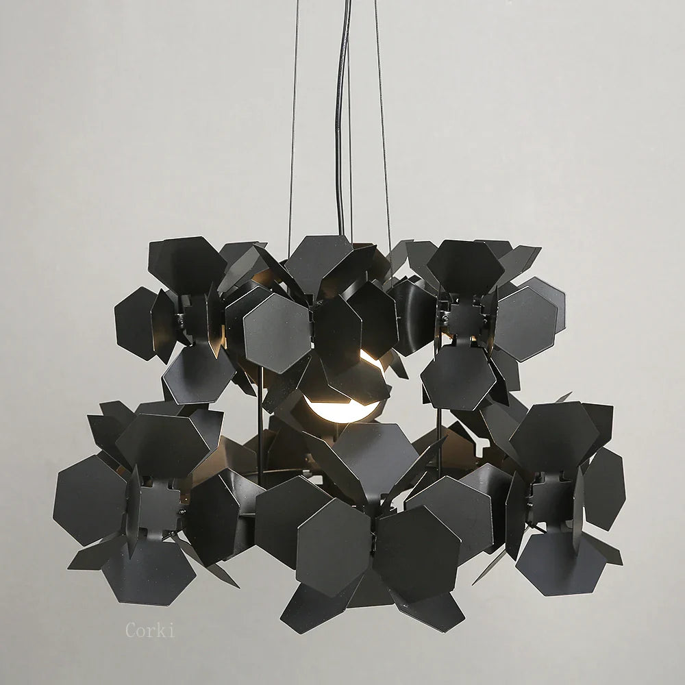 moderne led-kroonluchter van ijzer voor binnenhuisdecoratie