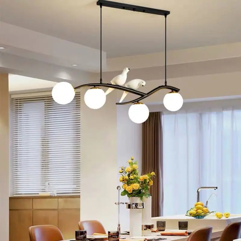 Elegant hangende vogel kroonluchter