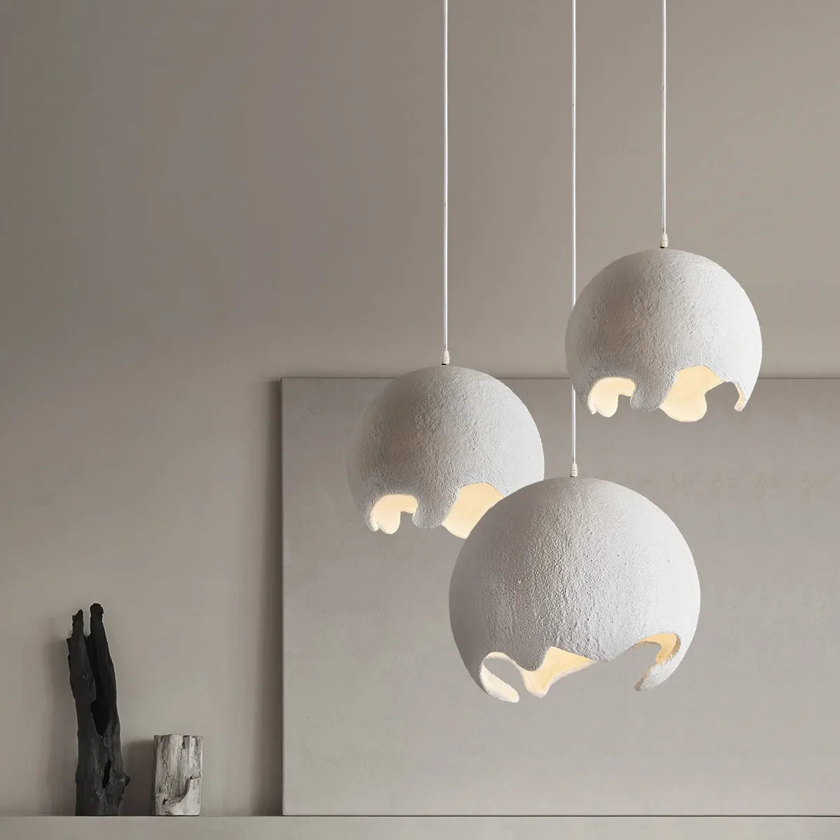 minimalistische nordische wabi-sabi led-lamp in Japanse stijl voor bar en restaurant