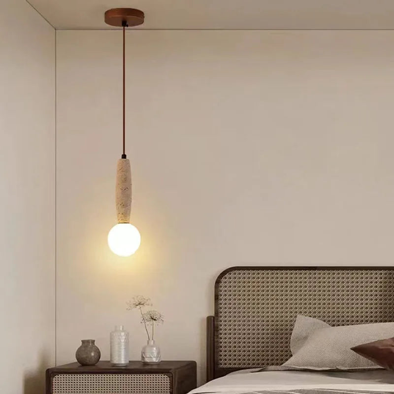 Elegante noordse marmeren hanglamp