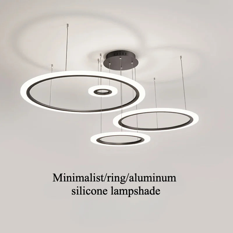 minimalistische moderne hanglamp met creatief Scandinavisch design