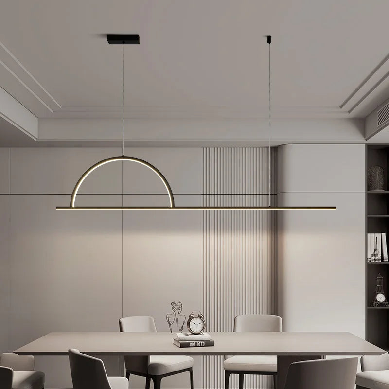 Moderne elegante lichte LED kroonluchter