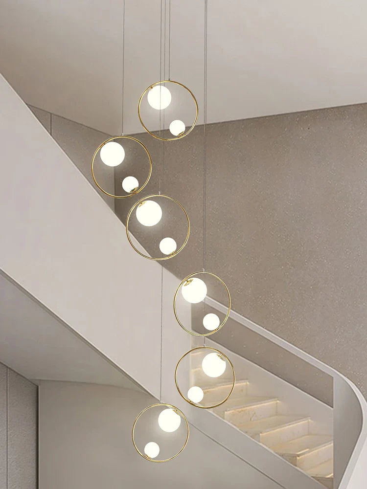 moderne design kroonluchter voor een elegant loftinterieur