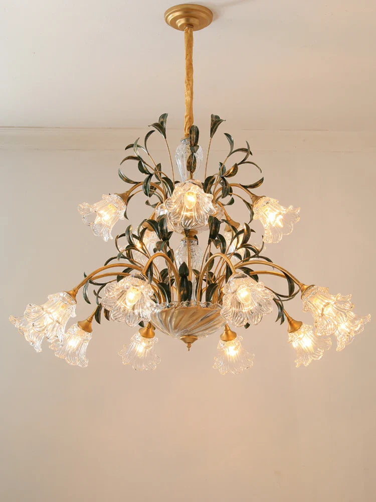 vintage kristallen glazen kroonluchter voor gastenhuis decoratieve hangverlichting