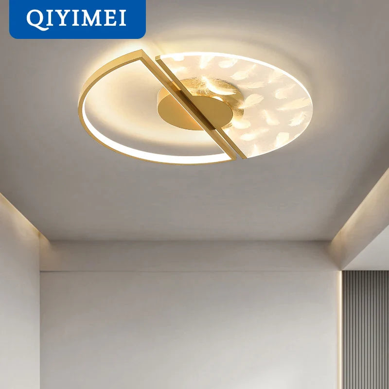 led-kroonluchter met acrylveren voor binnenverlichting