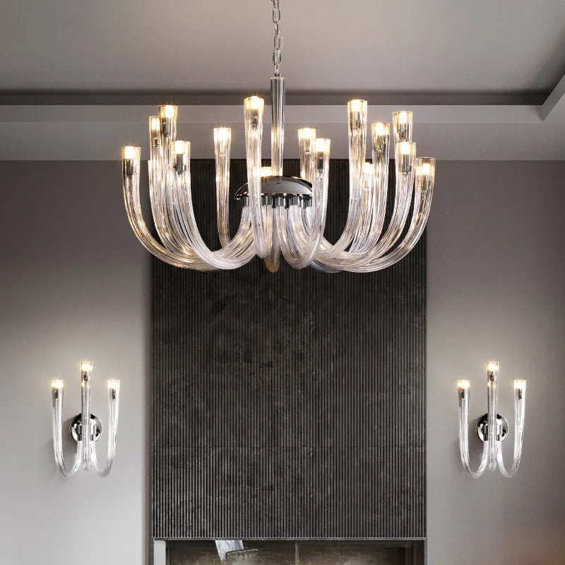 moderne Europese stijl luxe glazen kroonluchter