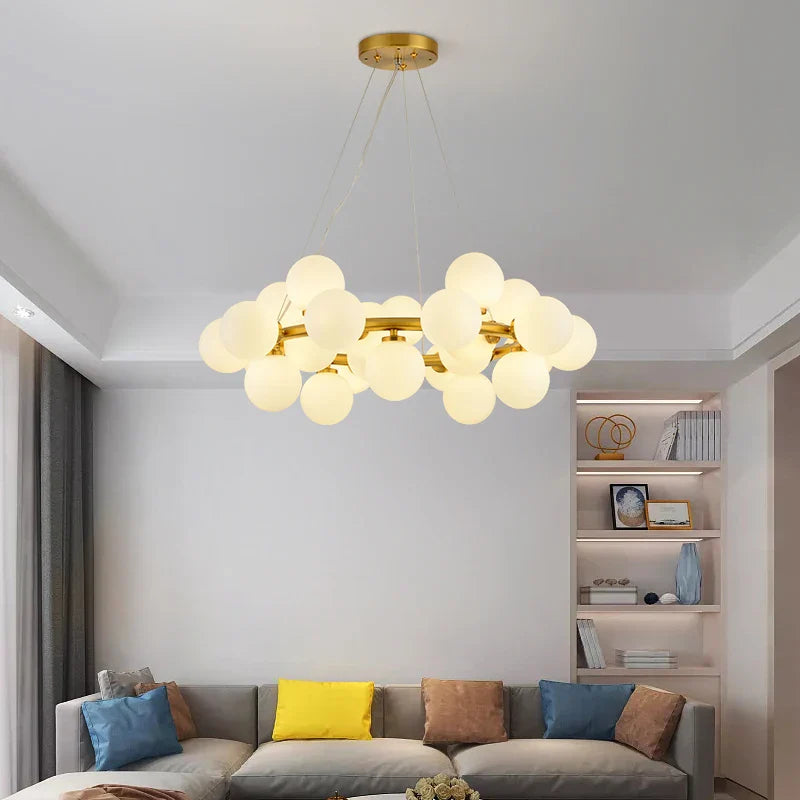Moderne transparante noordse hanglamp