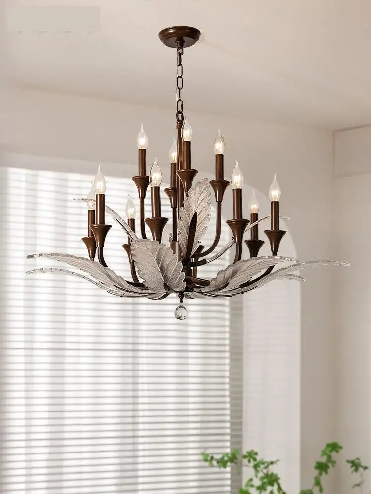 vintage kristallen kroonluchter voor elegante binnenverlichting