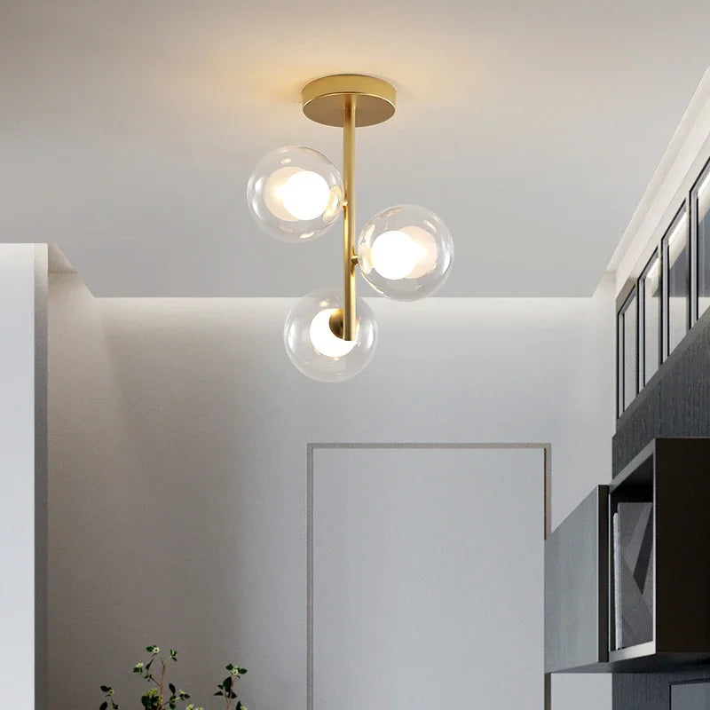 Elegant design glazen plafondlamp kroonluchter