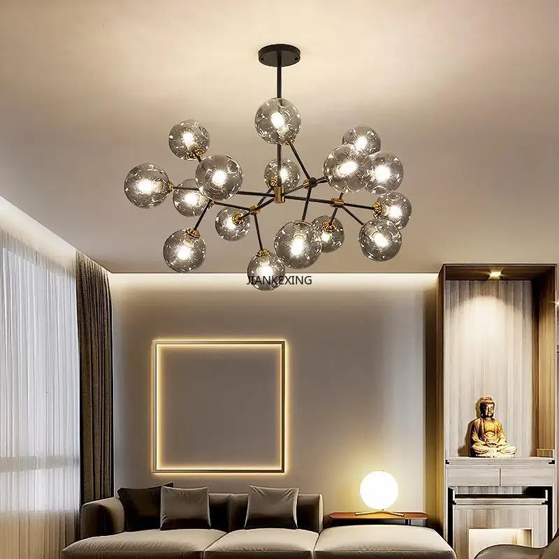 Transparante moderne hangende LED kroonluchter