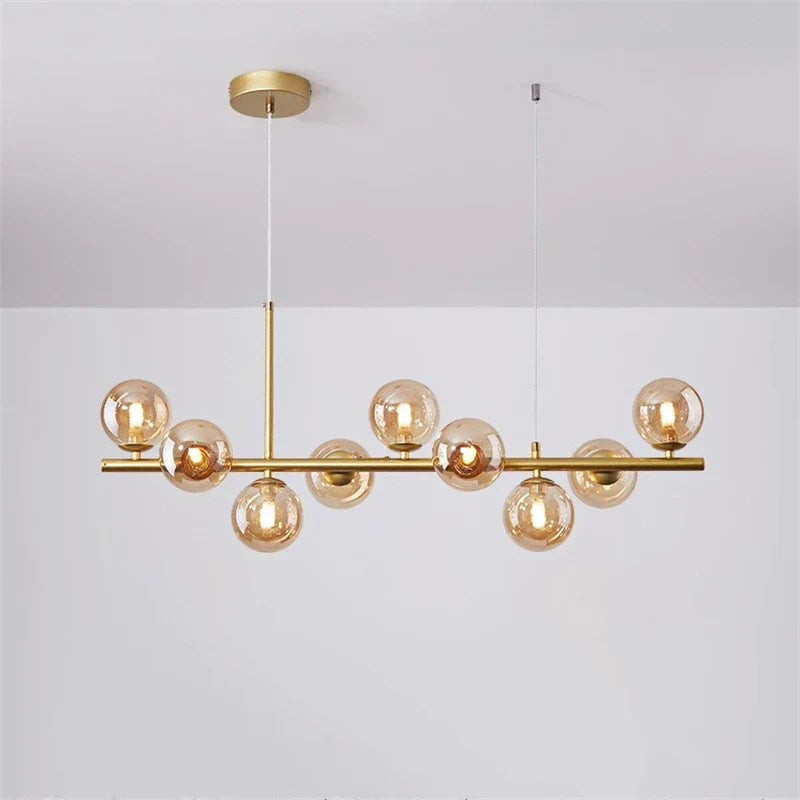 Elegante en lichte eigentijdse kroonluchter