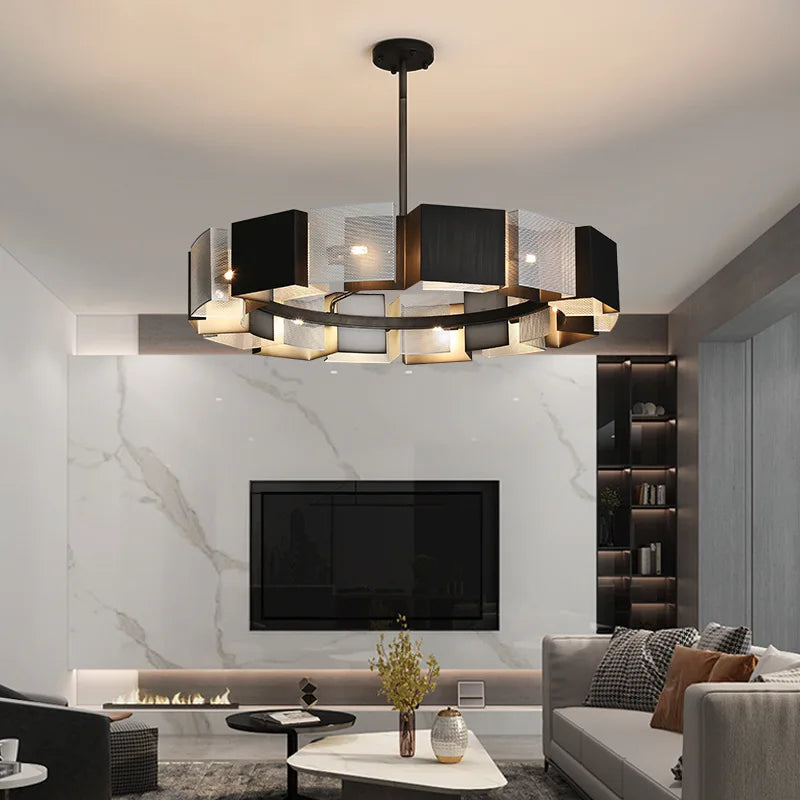 Chique kroonluchter voor moderne designruimte