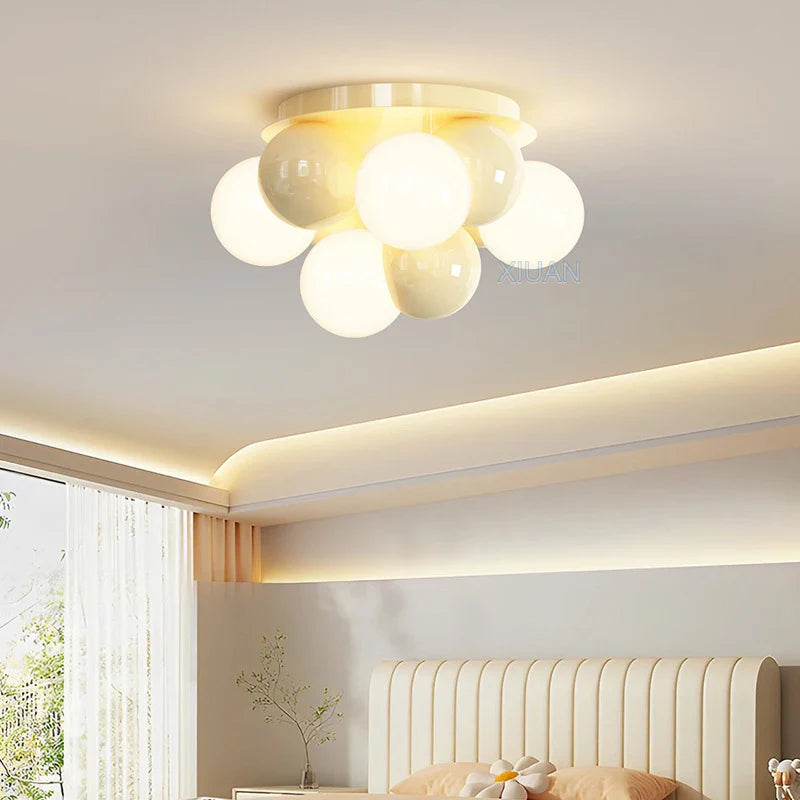 noordse ronde bubbel led kroonluchter voor kinderkamer