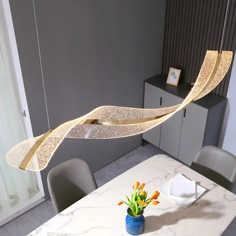 Spiraalvormige moderne design kroonluchter voor hotels bars en restaurants