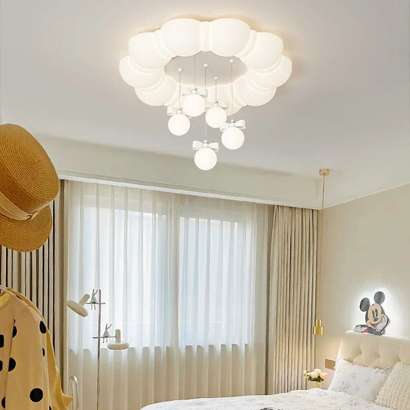 creatieve hangende bubbel led kroonluchter voor kleuters