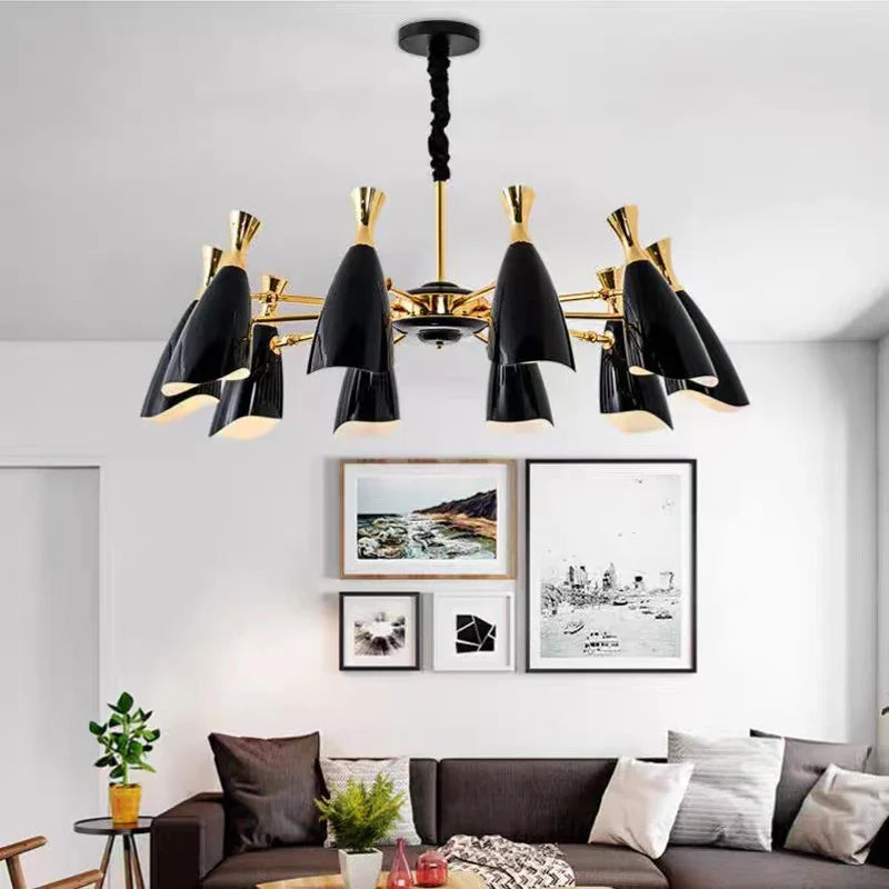 modern Scandinavisch design kroonluchter voor elegant interieur