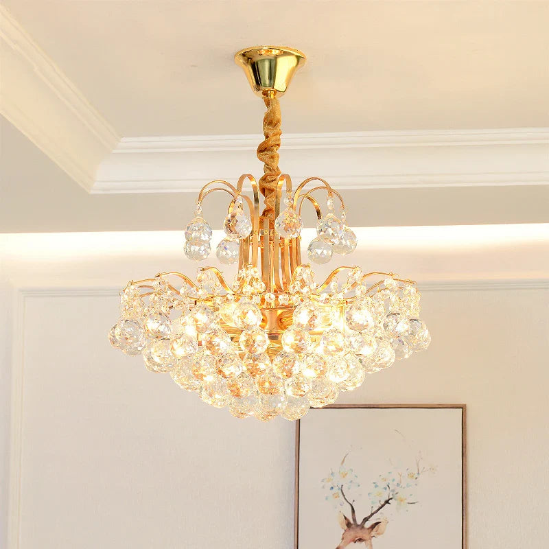 moderne kristallen kroonluchter voor een stijlvol en elegant interieur