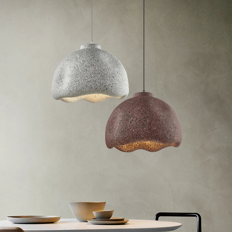 minimalistische Japanse wabi-sabi lamp voor nordische bar en studeerkamer